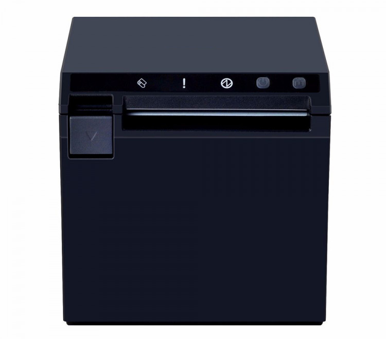 Чековый принтер АТОЛ Jett, черный, USB, LAN, БП артикул 50040