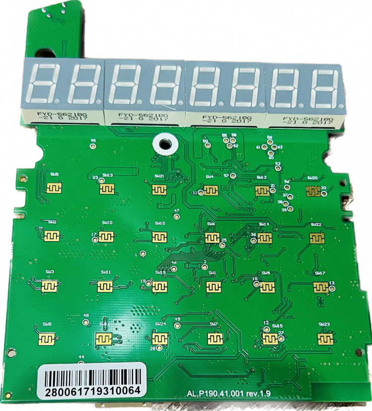 Блок управления+блок коммуникации AL.P190.41.000-03BM rev.1.9 (2G, WiFi, Bluetooth) артикул 46444                  