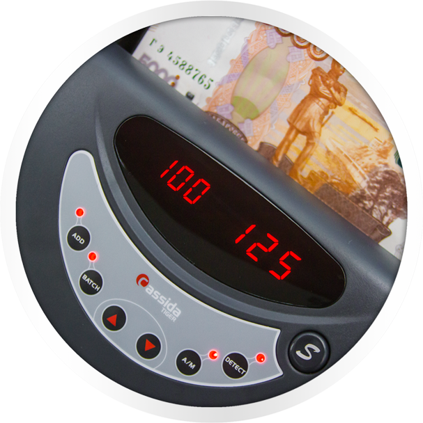 Счетчик банкнот Cassida Tiger I/IR артикул 0021-1930                  