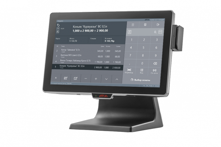 Сенсорный моноблок АТОЛ JAZZ 16 SSD 120 Gb, 8 GB DDR3L Windows 10 IoT артикул 57290             15.6