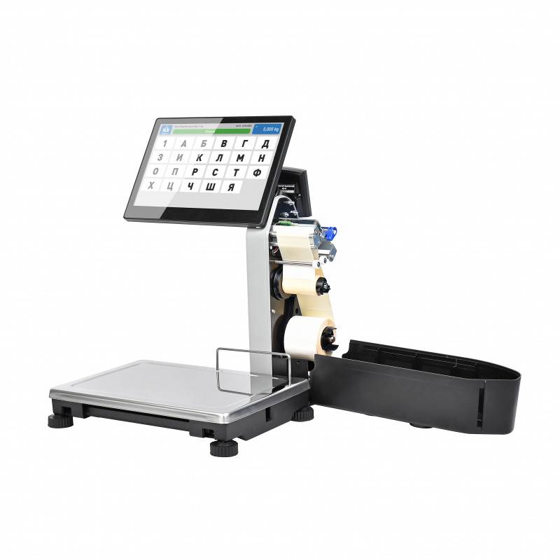Весы с печатью этикеток MK-6.2-S2L(10") 