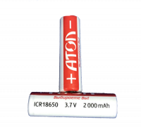 Аккумуляторная  батарея 18650 2600 mAh 3.7V MICA (Для АТОЛ 15Ф, 91Ф, 92Ф)