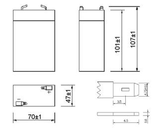 Аккумулятор DT 6045 артикул 32997