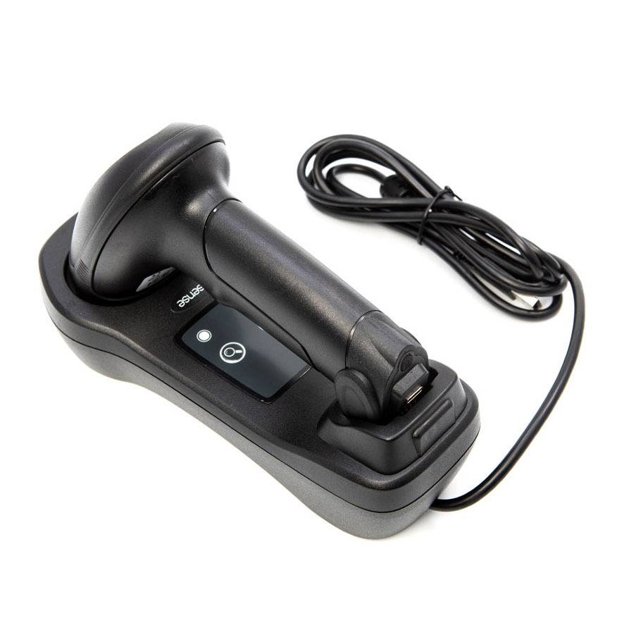 Беспроводной сканер штрих-кода G-SENSE IS1405BT HD 2D Bluetooth, USB, черный, cradle 