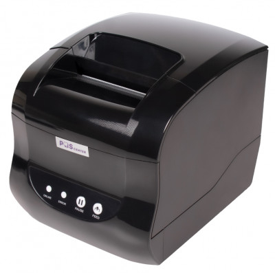 Принтер этикеток и чеков POScenter PC-365W (прямая термопечать, 3", USB+WIFI) черный