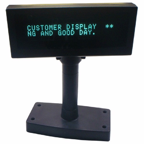 Дисплей покупателя ICD-2002F, 2*20, USB, 5V, черный артикул 0021-4809