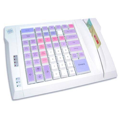 Программируемая клавиатура LPOS-064-M12 (PC/2), (с ридером) 