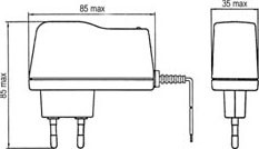 Блок питания ИЭС 14,4 В 0,8 А артикул 0021-1616